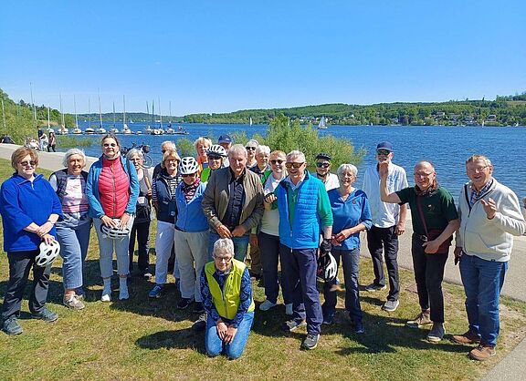 Der Möhnesee präsentierte sich von seiner schönsten Sonnenseite