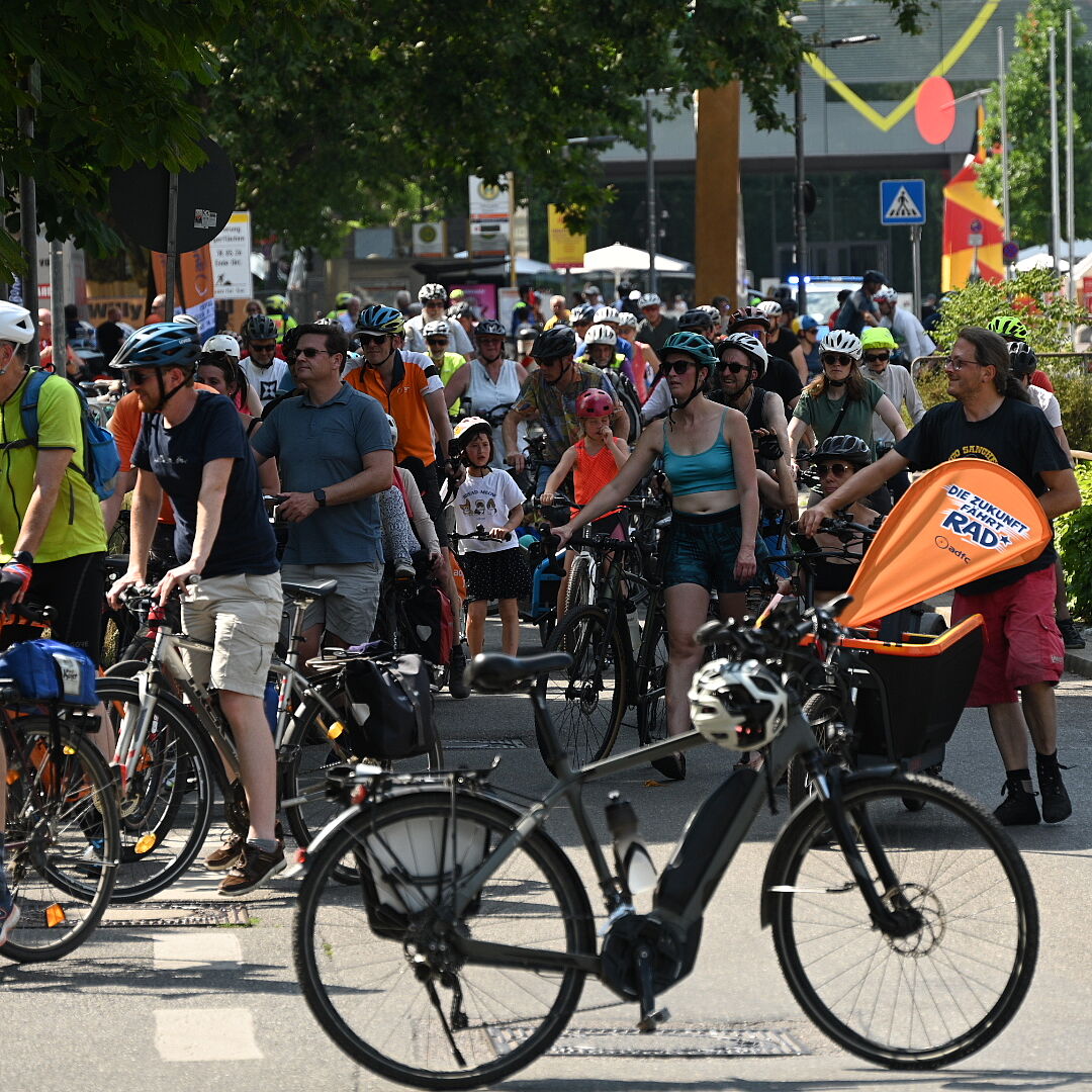 Zieleinlauf am Stuttgarter Karlsplatz