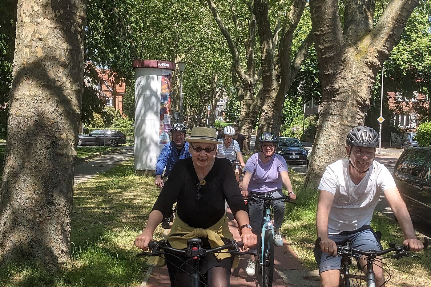 Tour auf der Piusallee
