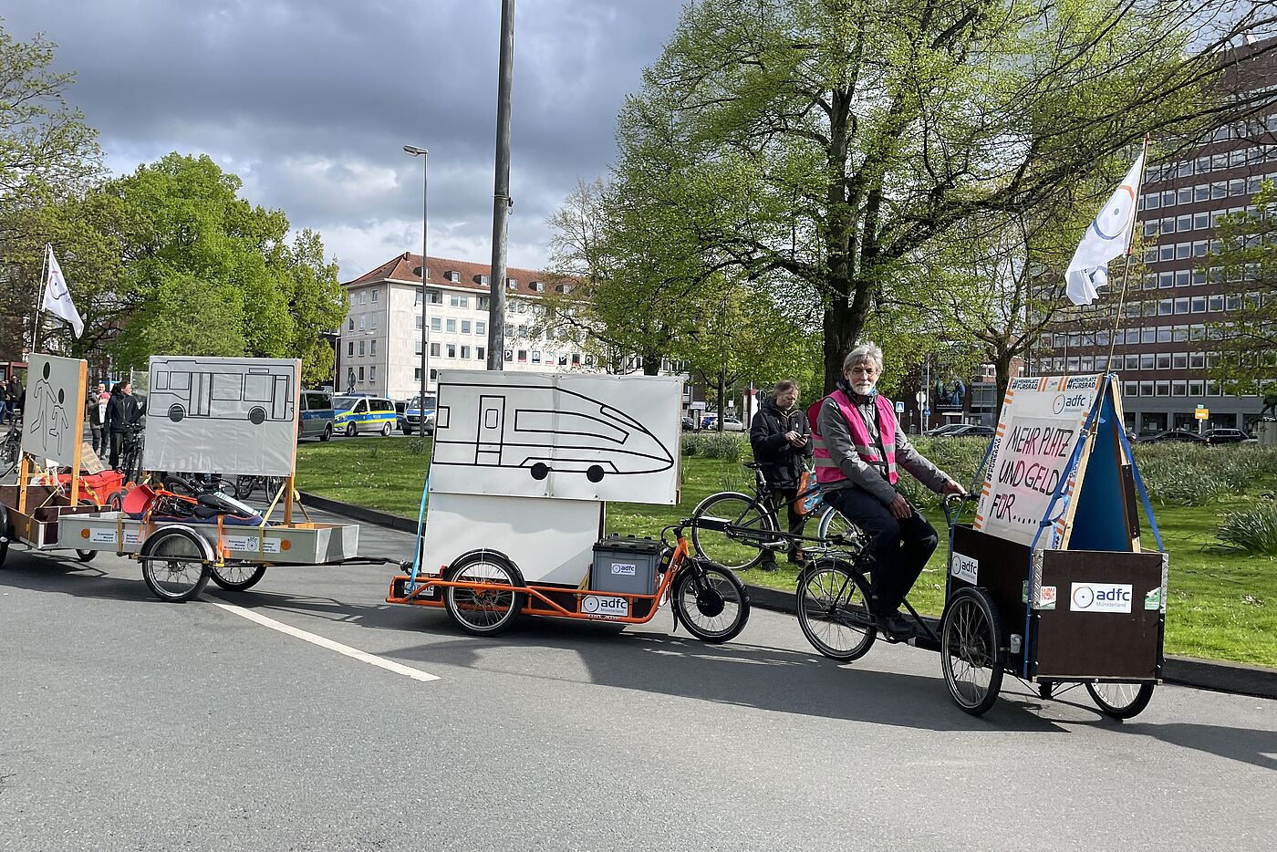 Demo-Anhänger ADFC Münsterland