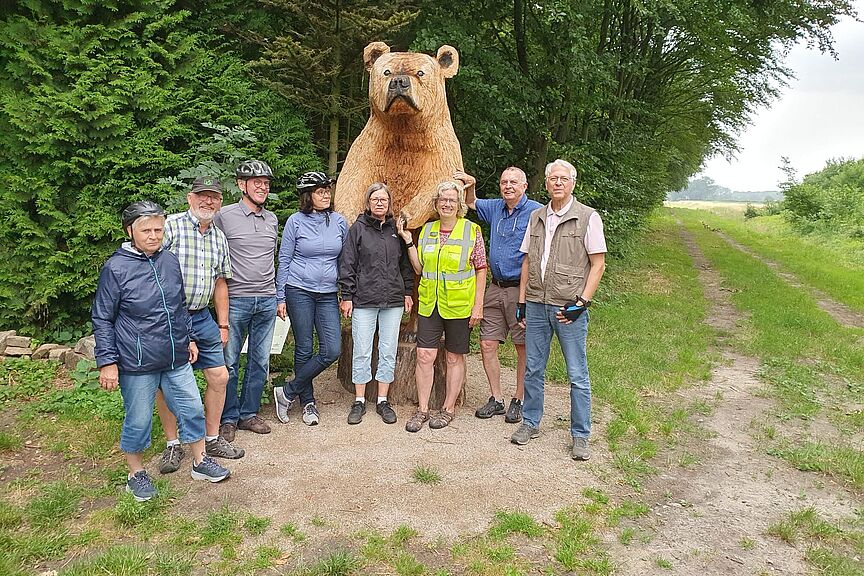 Gruppenbild Feierabendtour beim Bären Gruppenbild Feierabendtour beim Bären