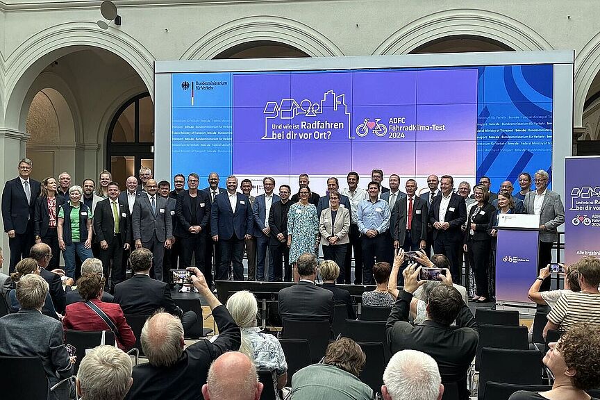 Fahrradklima-Test 2024 - Preisverleihung Fahrradklima-Test 2024 - Preisverleihung