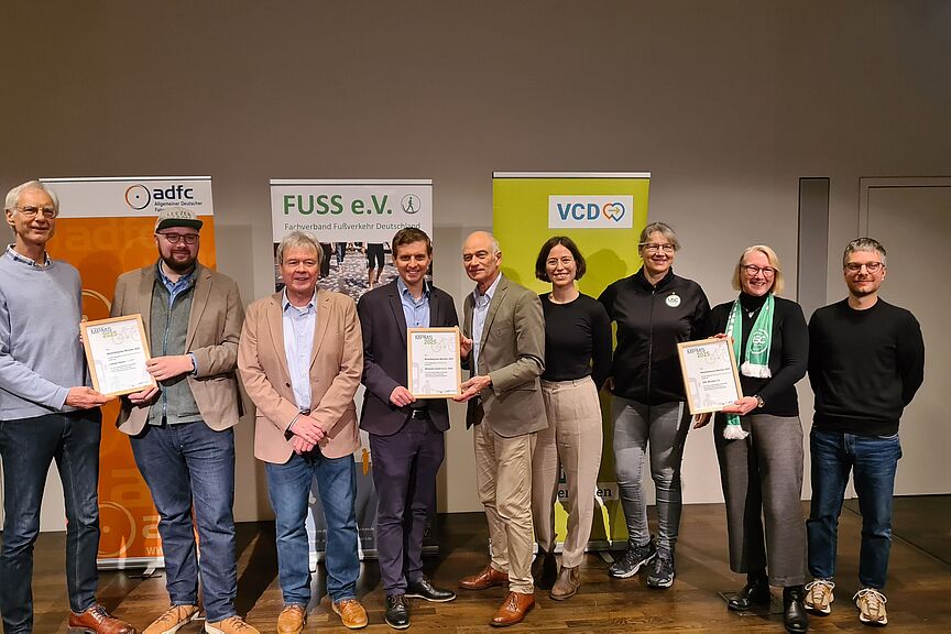 Mobilitätspreis 2025 Gewinner:innen des Mobilitätspreises 2025