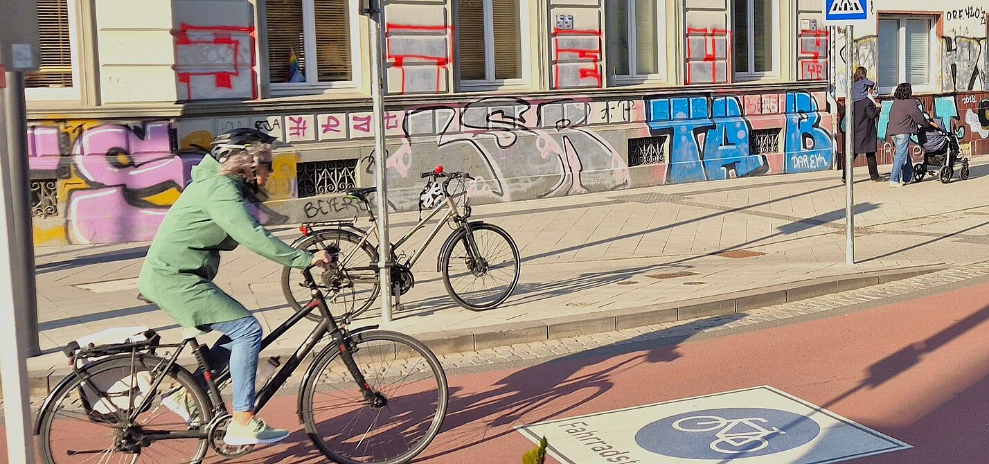 Fahrradstraße in Aachen Fahrradstraße in Aachen