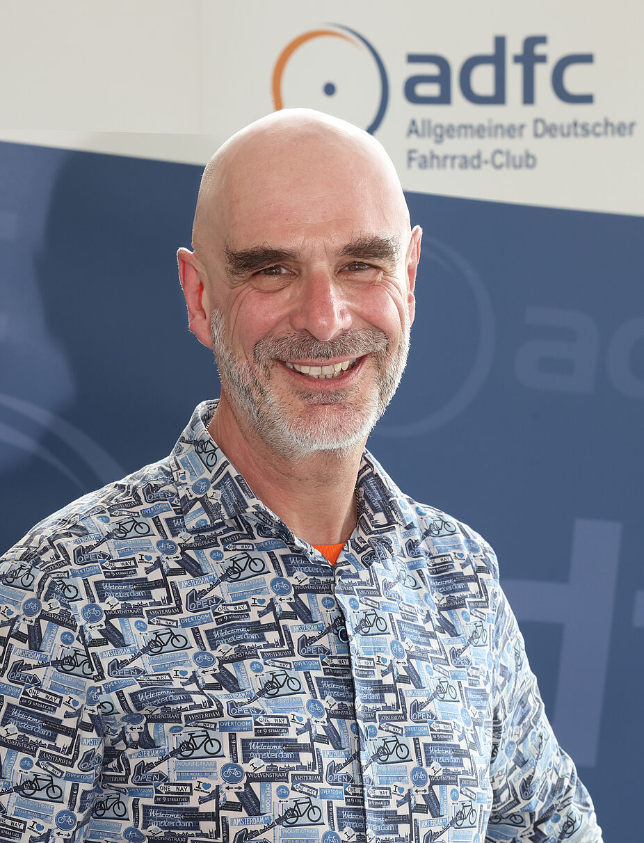 ADFC NRW Landesvorsitzender Axel Fell Portrait Axel Fell, Landesvorsitzender des Fahrrad-Clubs ADFC NRW