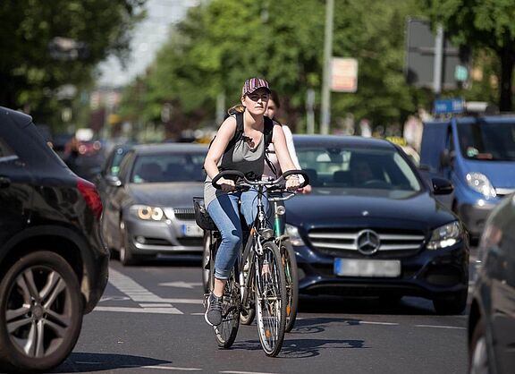 Fahrradfahren im täglichen Verkehr